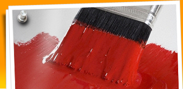 page one google red paint brush